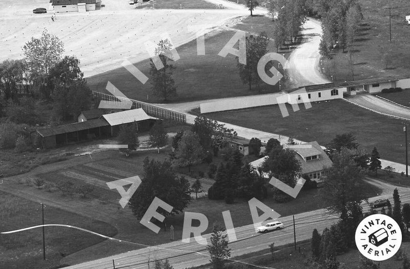 Bel Aire Twin Drive-In Theatre - VINTAGE AERIAL (newer photo)